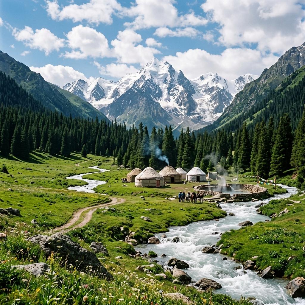 Радиалка в Алтын-Арашан